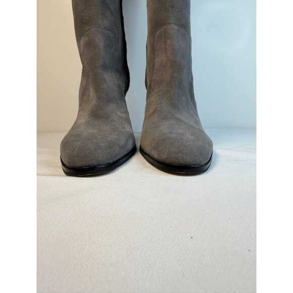 Vince Camuto Dreven Over The Knee Boot Grey Womens Size 11 High Block Heel Dress - Picture 4 of 13